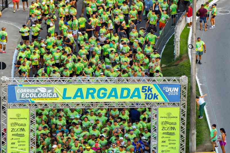 Secretarias municipais garantem o sucesso da 1ª edição da Corrida Ecológica de Lauro de Freitas