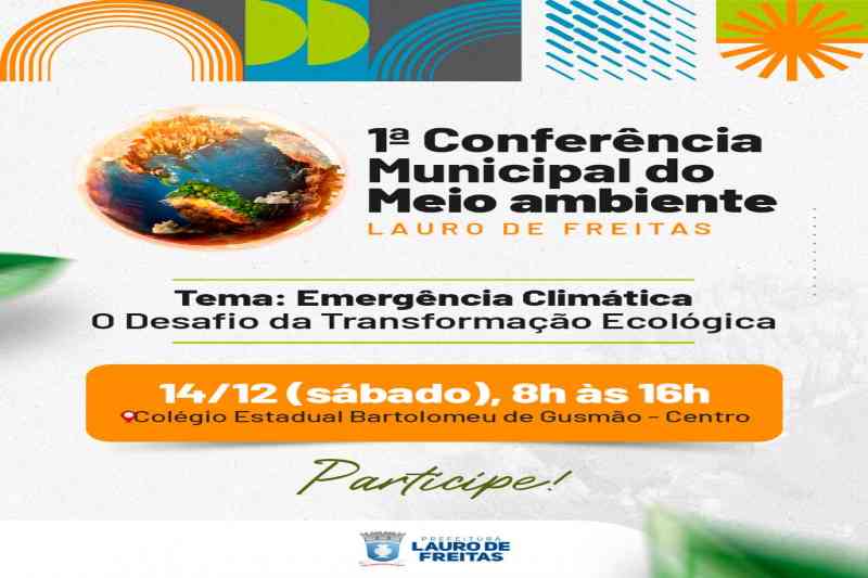 Lauro de Freitas promove 1° Conferência Municipal Ambiental neste sábado (14)