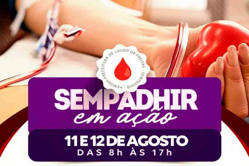 Prefeitura promove ação integrada de saúde, cidadania e incentivo à doação de sangue