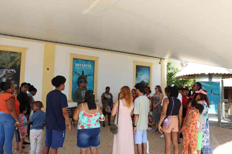 Prefeitura de Lauro de Freitas promove ação extramuro do CAPSi no Projeto Tamar