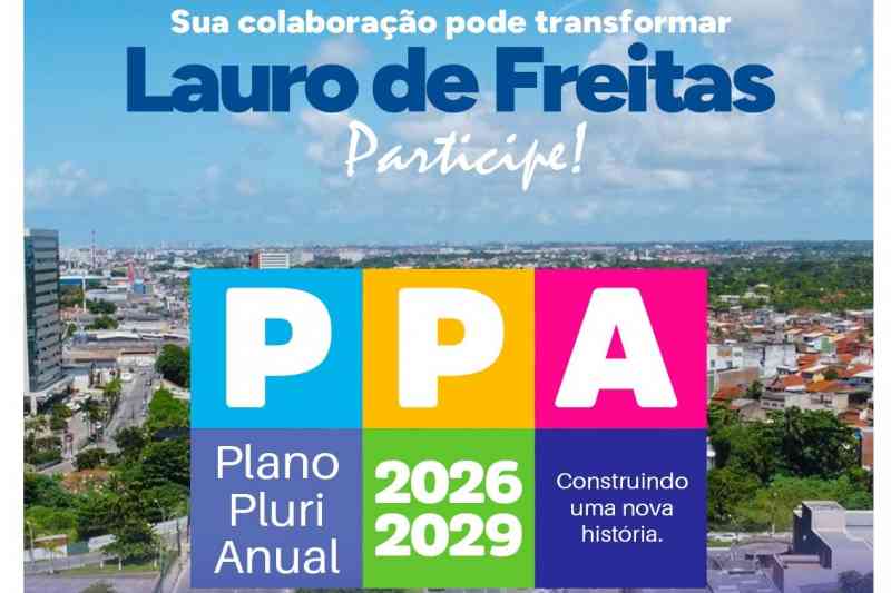 Consulta pública do Plano Plurianual 2026-2029 já está disponível