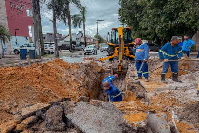 Prefeitura realiza ação de microdrenagem em Buraquinho