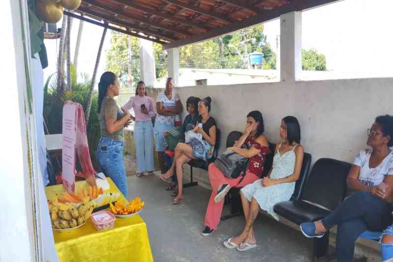 Unidades de Saúde da Família promovem atividades do Agosto Dourado em Lauro de Freitas