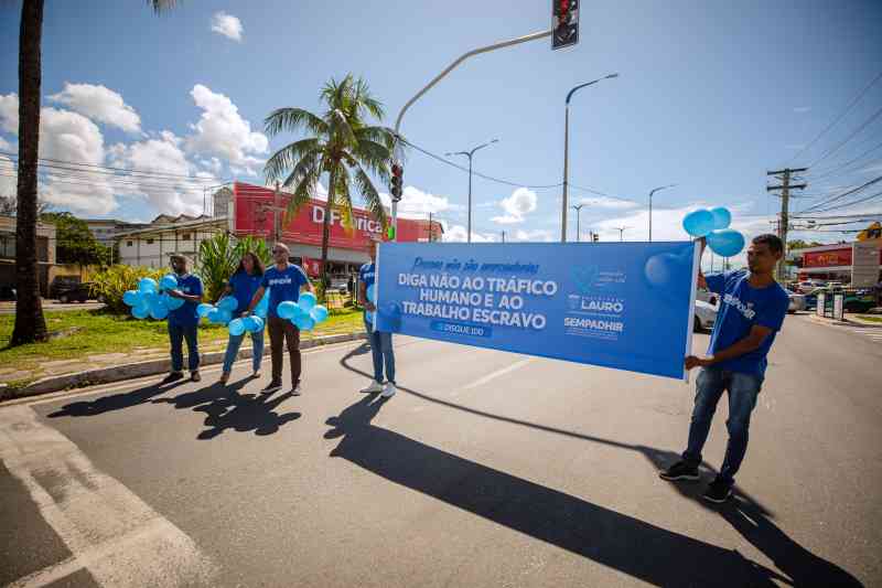 Gestão promove ação educativa contra o tráfico de pessoas na Estrada do Coco