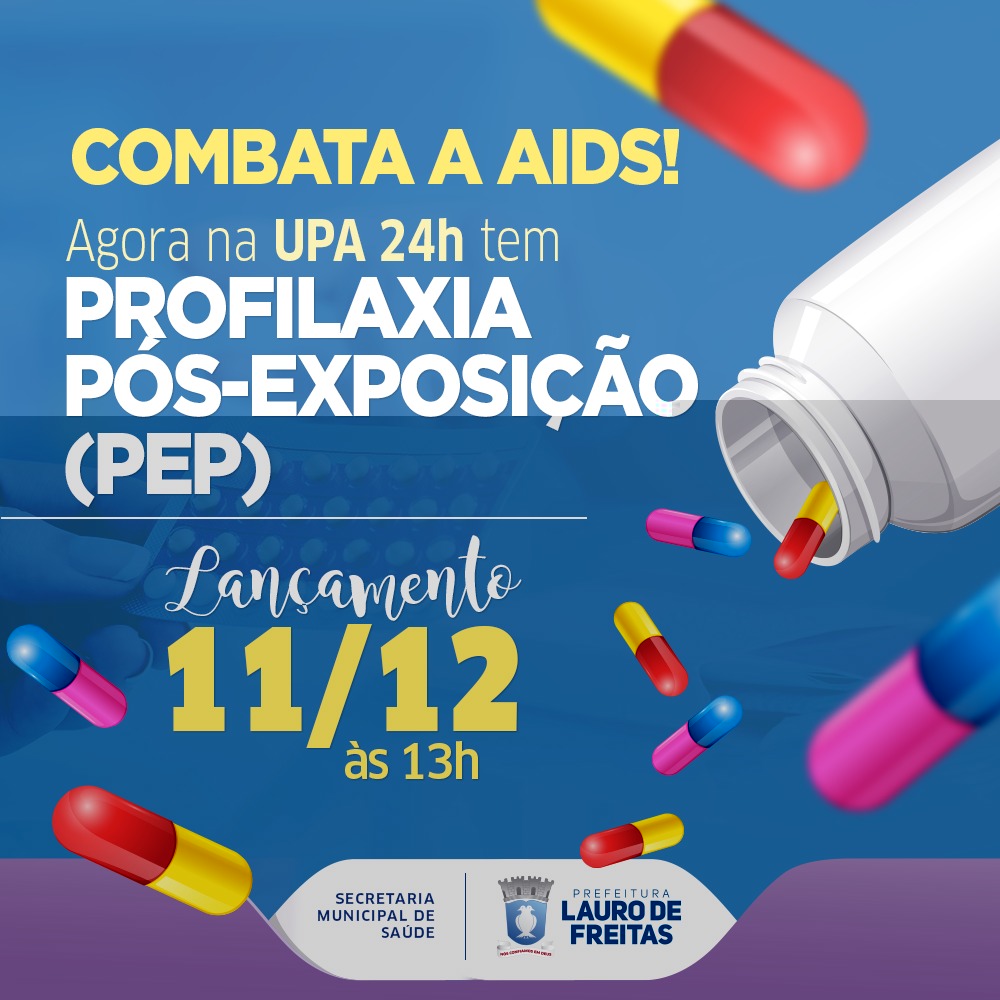 Lauro de Freitas implanta servio de Profilaxia Ps-exposio no ms de mobilizao contra AIDS