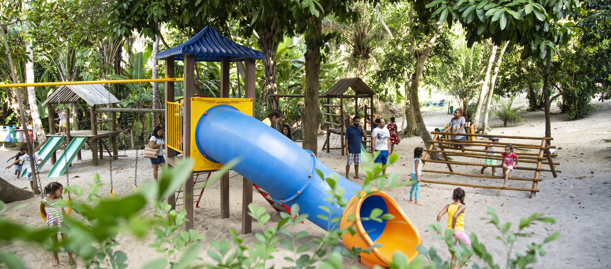 Com mais de 54 mil visitas em 2018, Parque Ecolgico  diverso garantida em Lauro de Freitas
