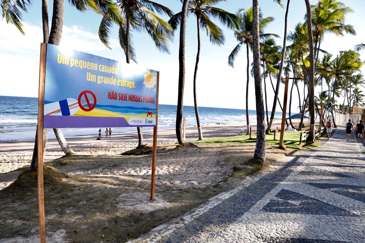 Campanha do meio ambiente alerta contra descarte de lixo nas praias