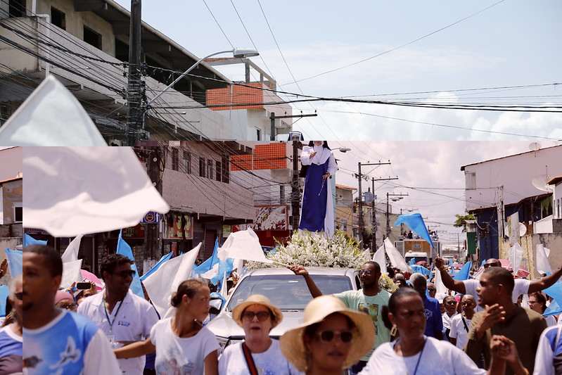 Lauro de Freitas  a primeira cidade da Regio Metropolitana a receber relquia de Irm Dulce