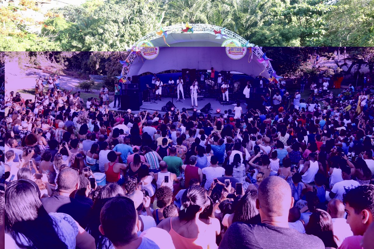 Show de Jau lota Parque Ecolgico de Lauro de Freitas em mais uma edio do Trilha das Artes