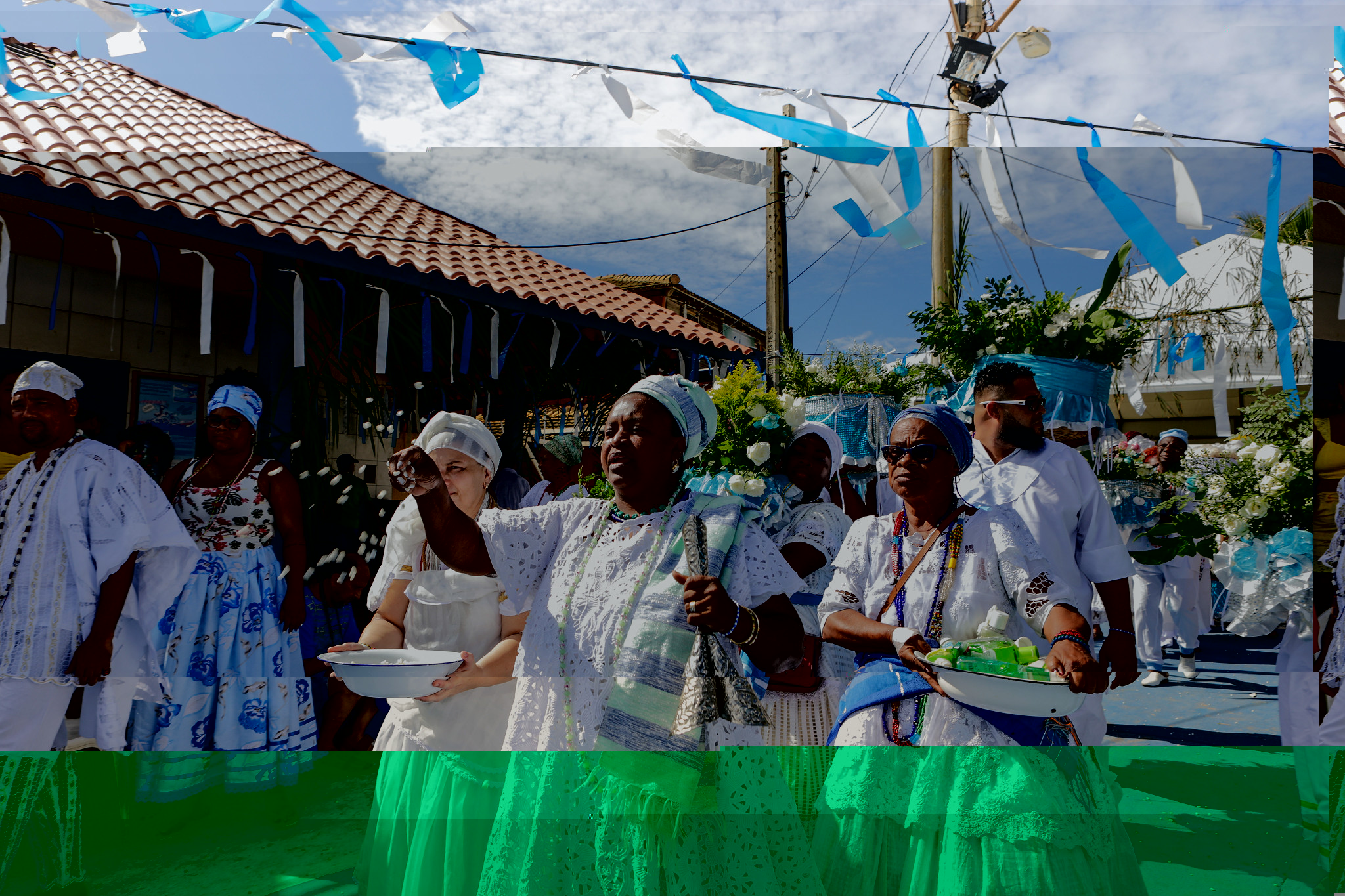 Agradecimentos e pedidos de proteo marcaram Festa de Iemanj em Buraquinho