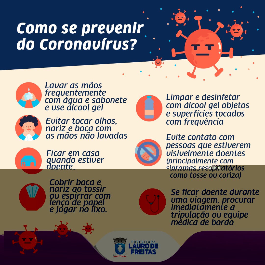 Lauro de Freitas prepara rede de sade para atender casos suspeitos de coronavirus (Covid-19)