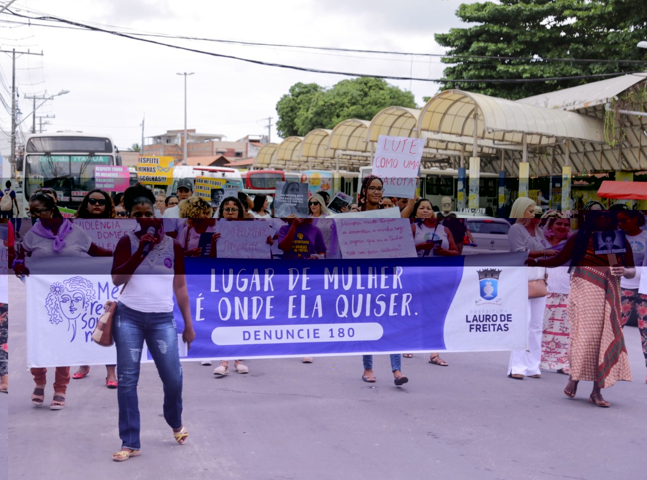 Caminhada pela Vida leva mensagem de luta e empoderamento para mulheres de Lauro de Freitas