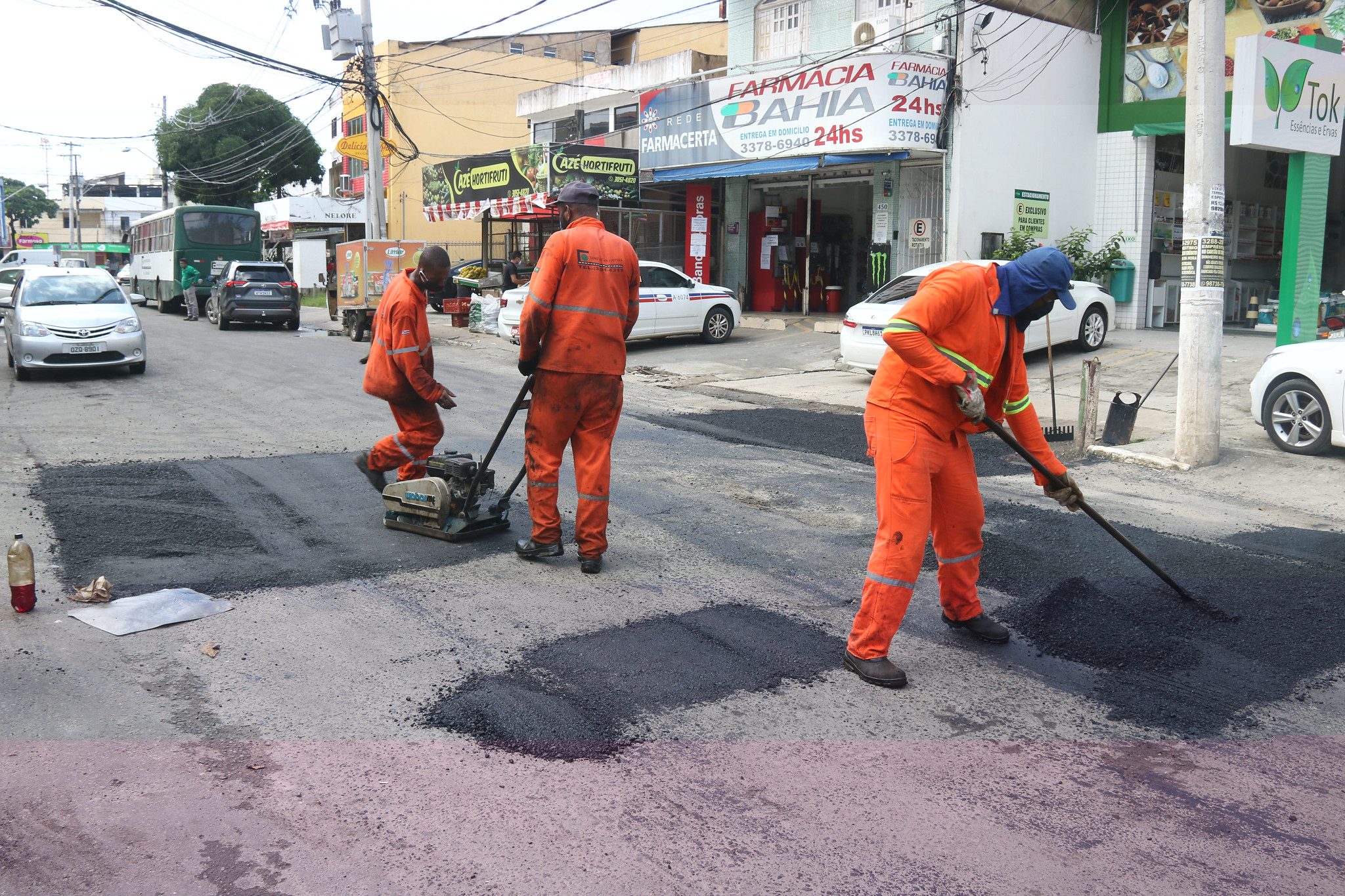 Aps chuvas, Prefeitura retoma servios da Operao Tapa-buracos