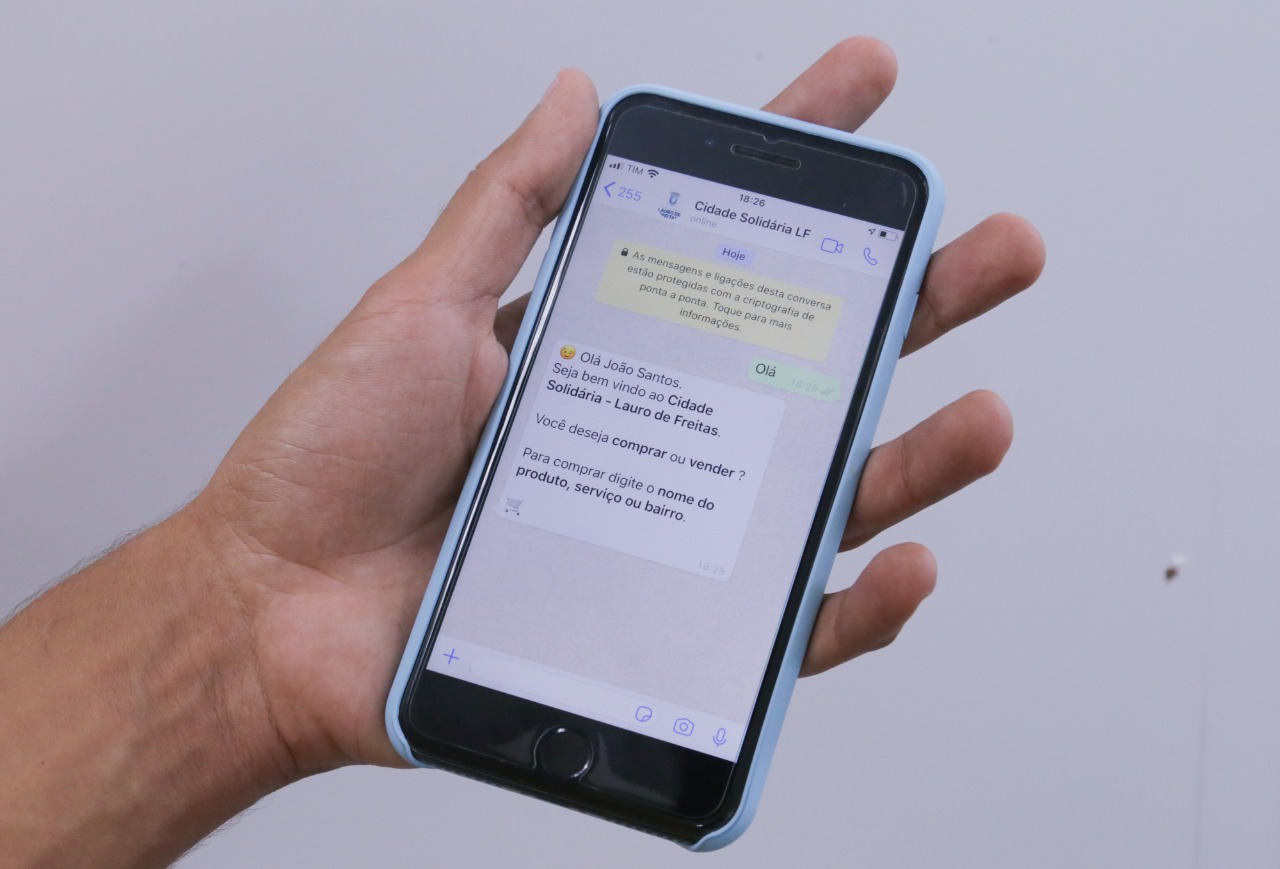 Prefeitura lana aplicativo de compra e venda por meio do WhatsApp para impulsionar a economia local