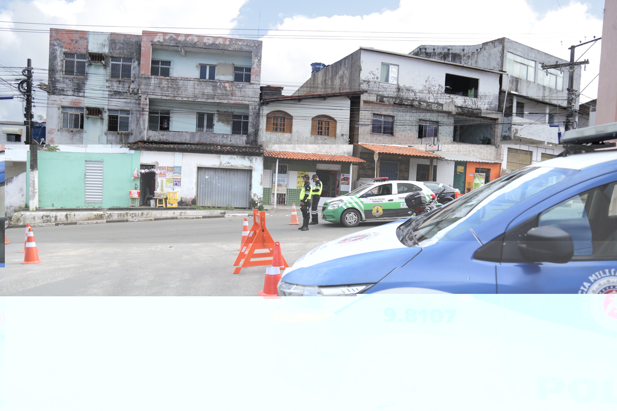 Populao da Itinga aprova restrio de circulao iniciada no bairro nesta quarta-feira (3)