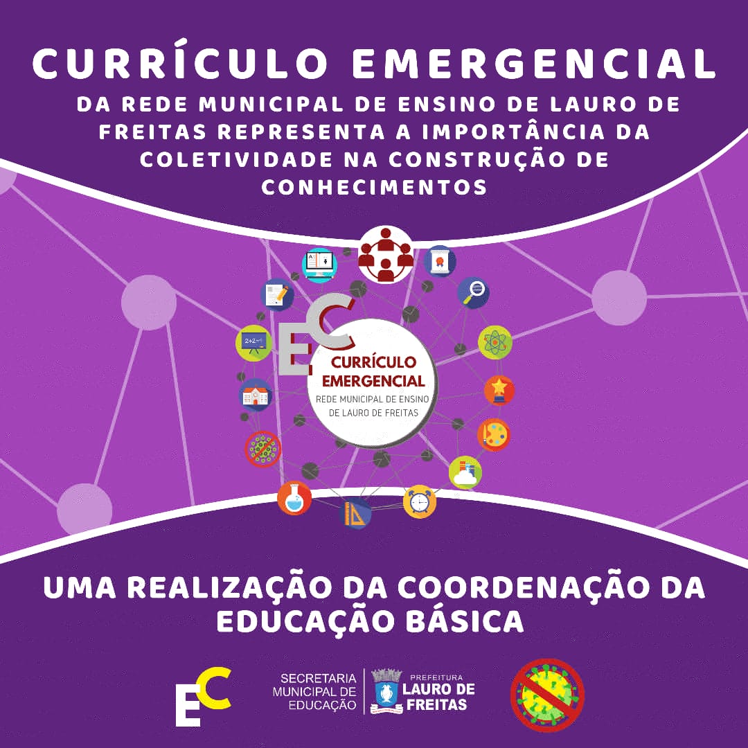 Currculo Emergencial da rede municipal de Lauro de Freitas garante direito  aprendizagem em tempos de pandemia