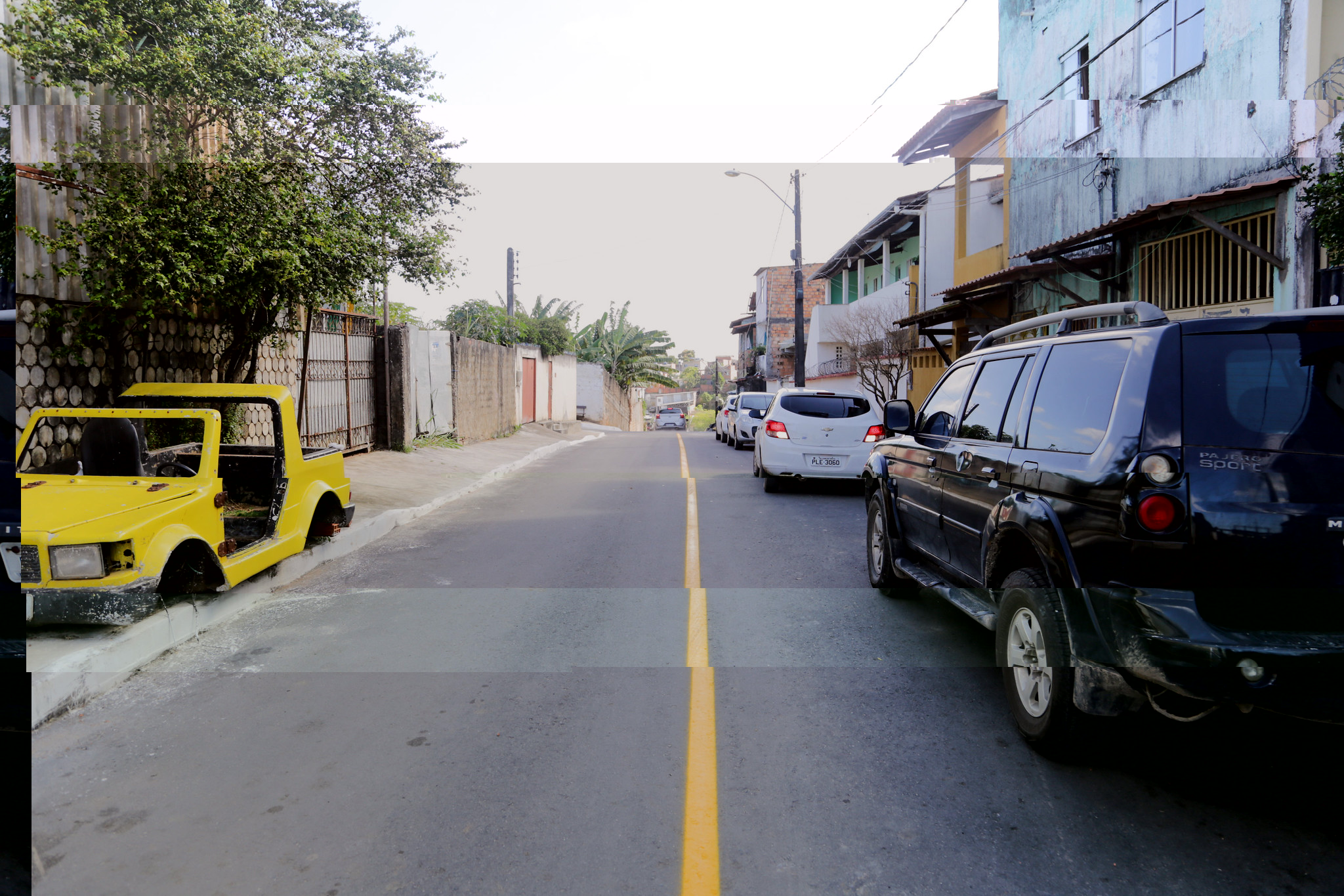 Pavimentao de cinco ruas no Loteamento Santa Brbara transforma vida de moradores