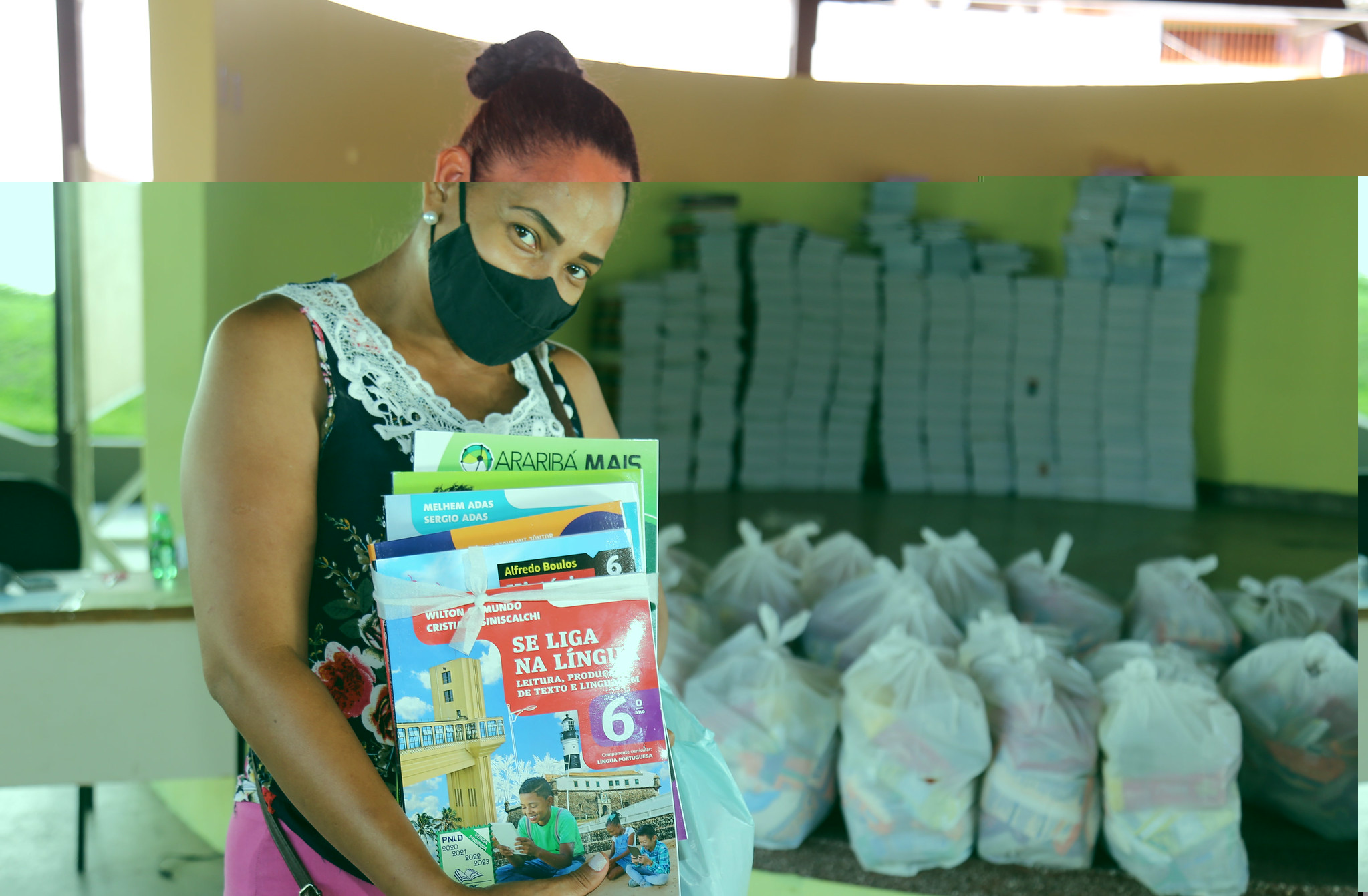 8 Etapa: estudantes da rede pblica municipal comearam a receber o kit alimentao