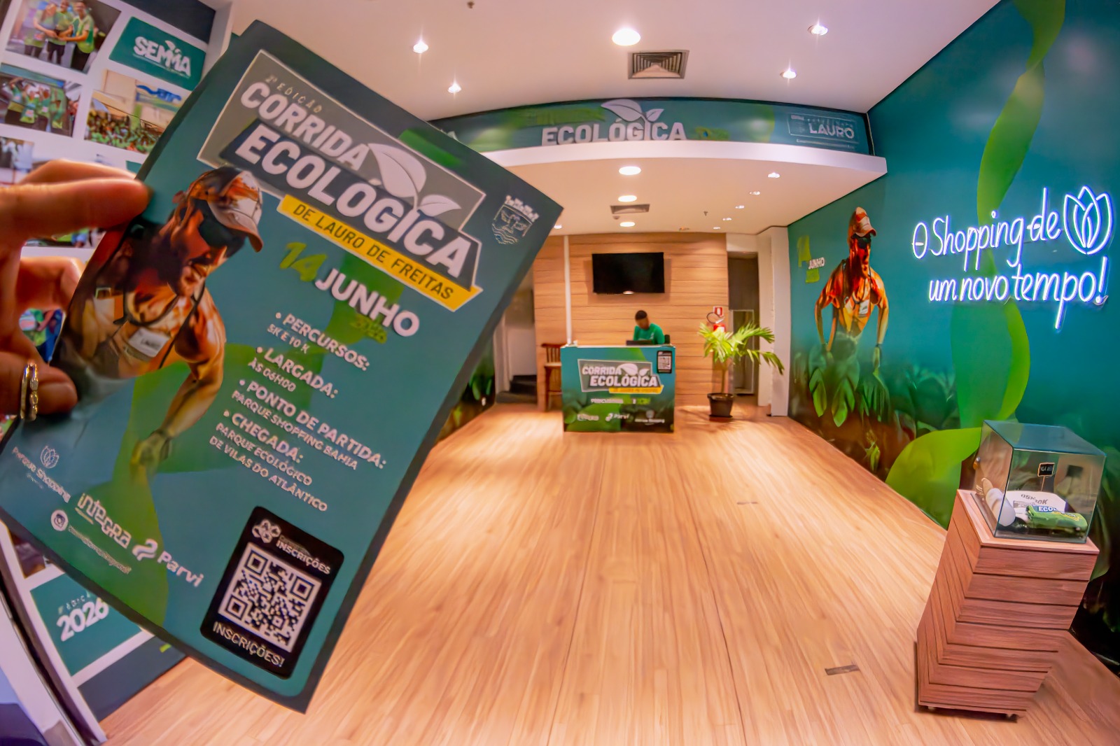 Loja oficial da Corrida Ecológica já está em funcionamento no Parque Shopping Bahia