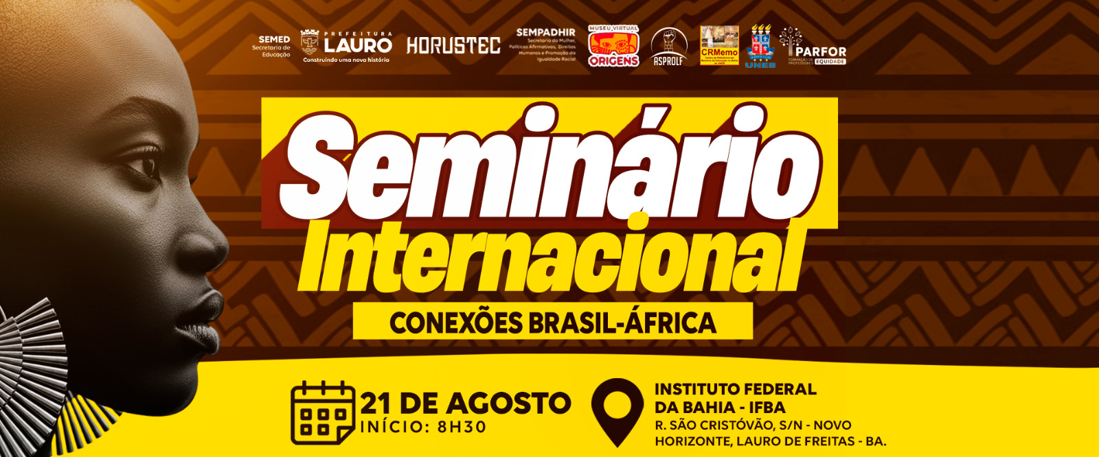 18/8/2026 - Lauro de Freitas sedia Seminário Internacional Conexões Brasil-África