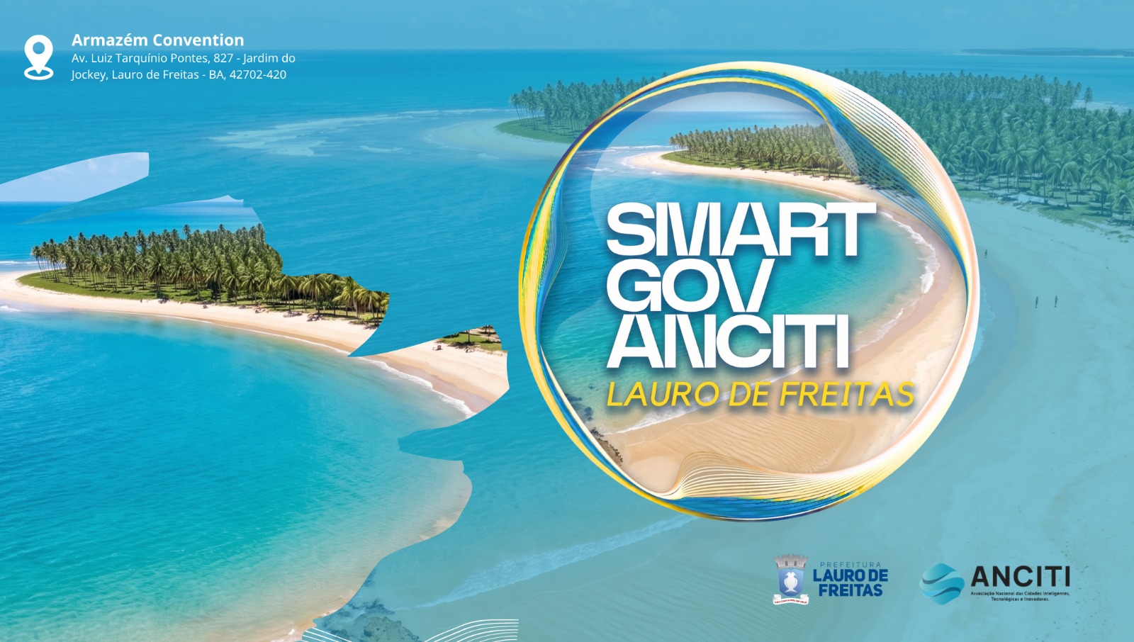 28/8/2026 - Lauro de Freitas se torna a capital da gestão pública inteligente com a realização do SMART GOV ANCITI