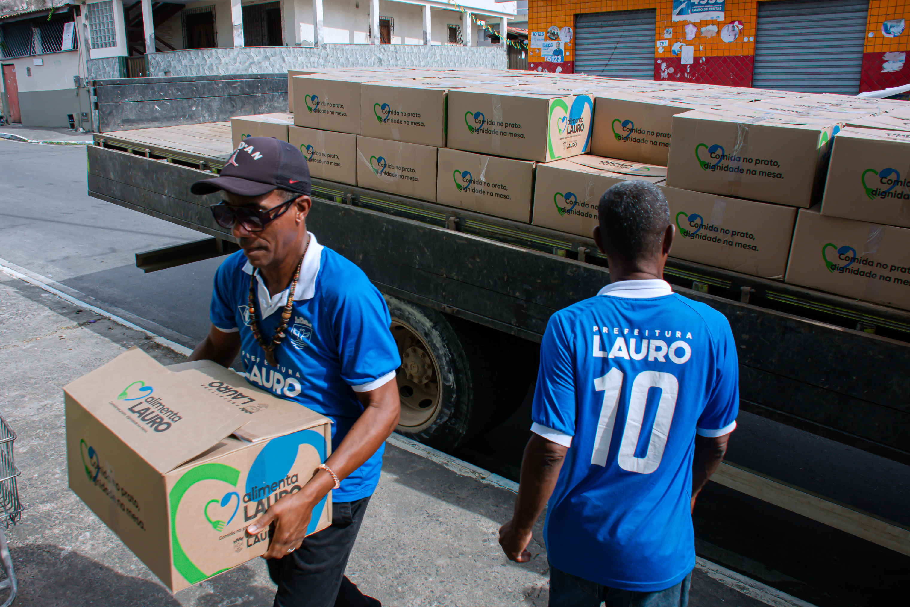 Programa Alimenta Lauro garante alimentos essenciais para 600 famílias acompanhadas pelos CRAS do município