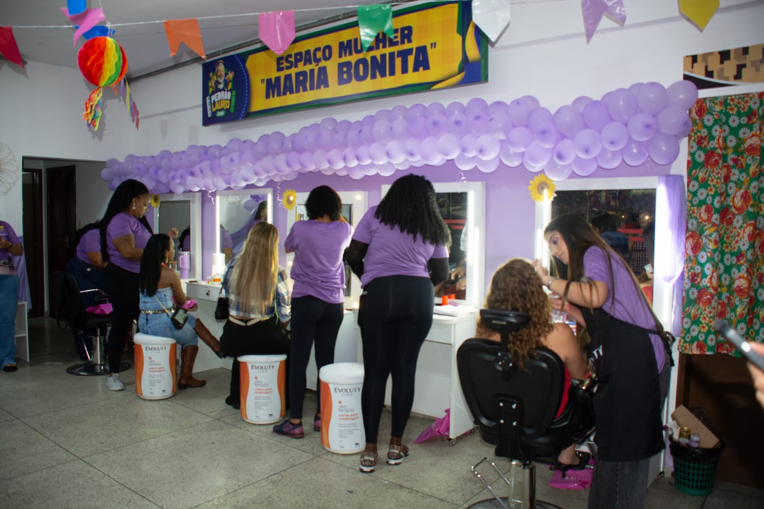 Espaço Lilás oferta acolhimento, orientação e bem-estar às mulheres durante o Pedrão de Lauro 2026