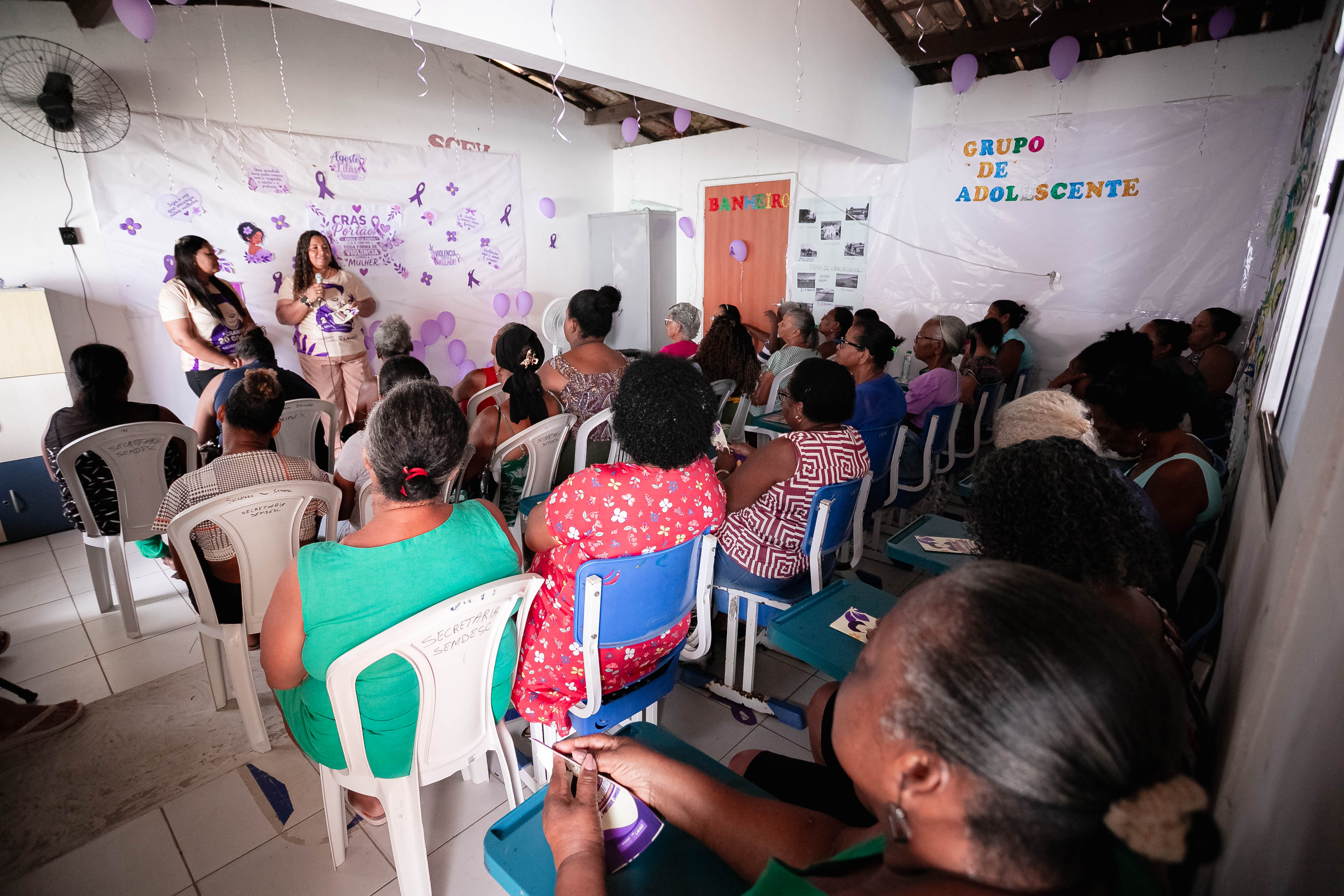 27/8/2026 - CRAM Itinerante reforça rede de apoio à mulher em atividade especial no CRAS de Portão