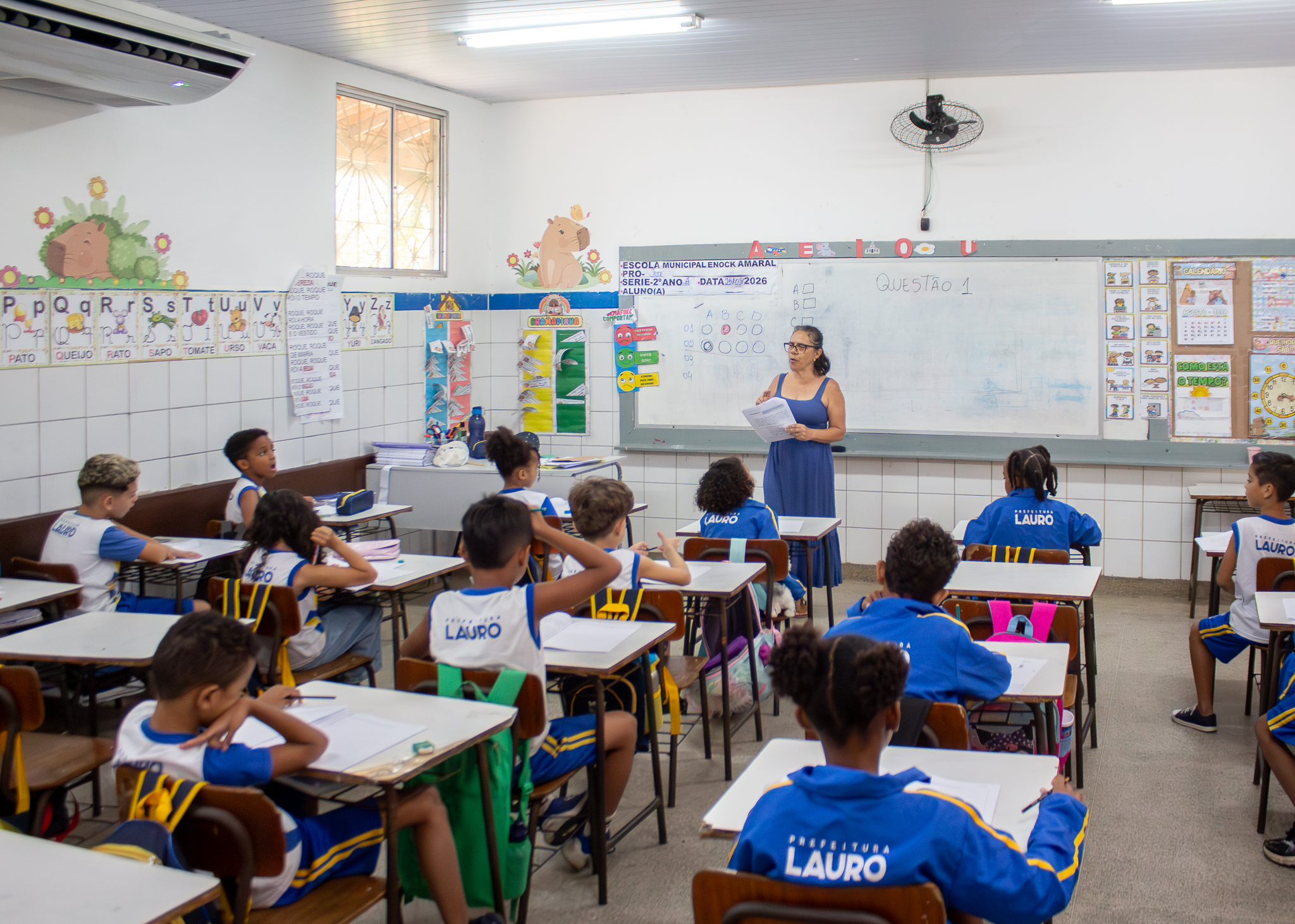 25/8/20260 - Provão Educa Lauro avalia aprendizagem dos estudantes da rede municipal