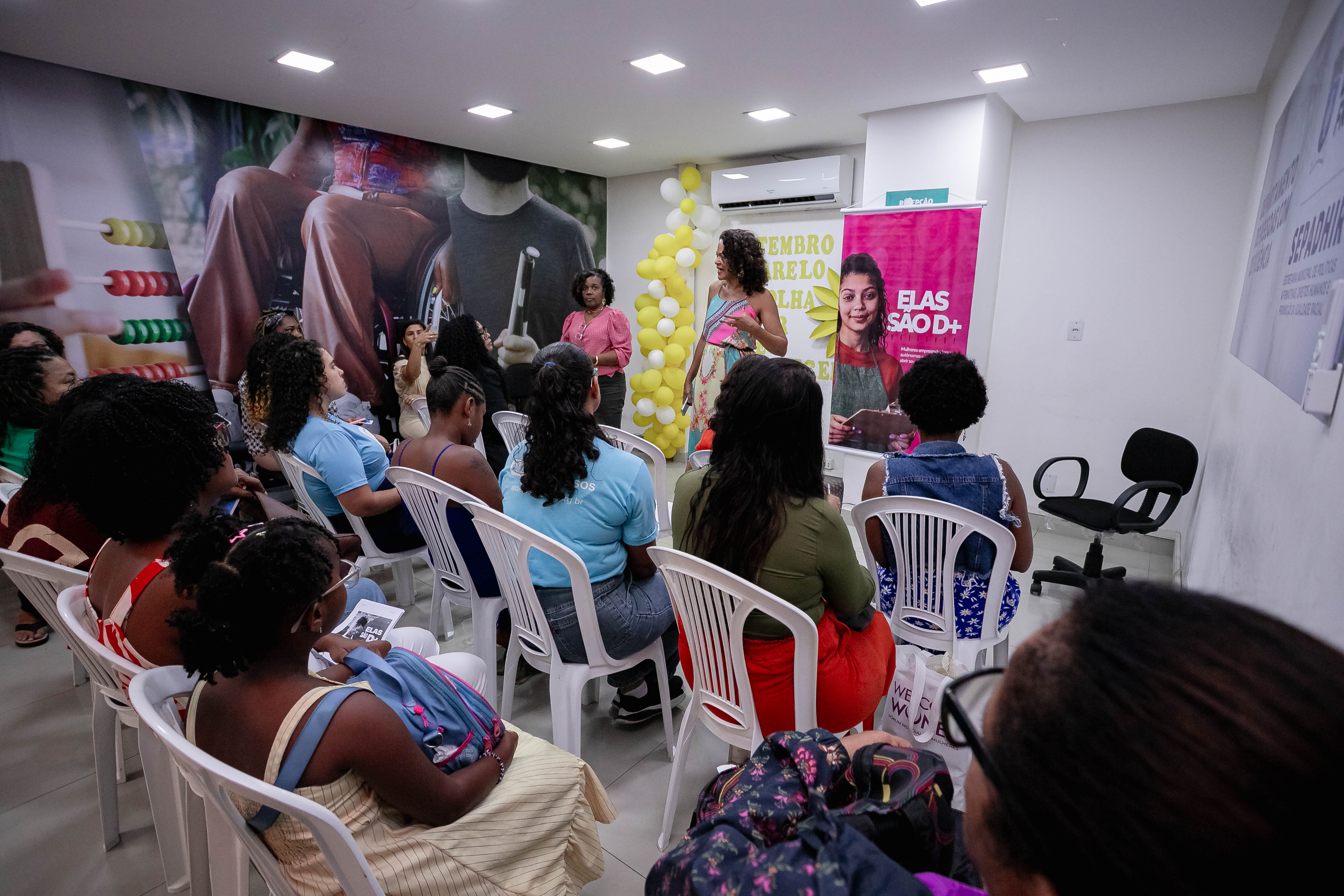15/9/2026- Workshop “Elas São D+” fortalece autonomia, empreendedorismo e liberdade de mulheres em Lauro de Freitas