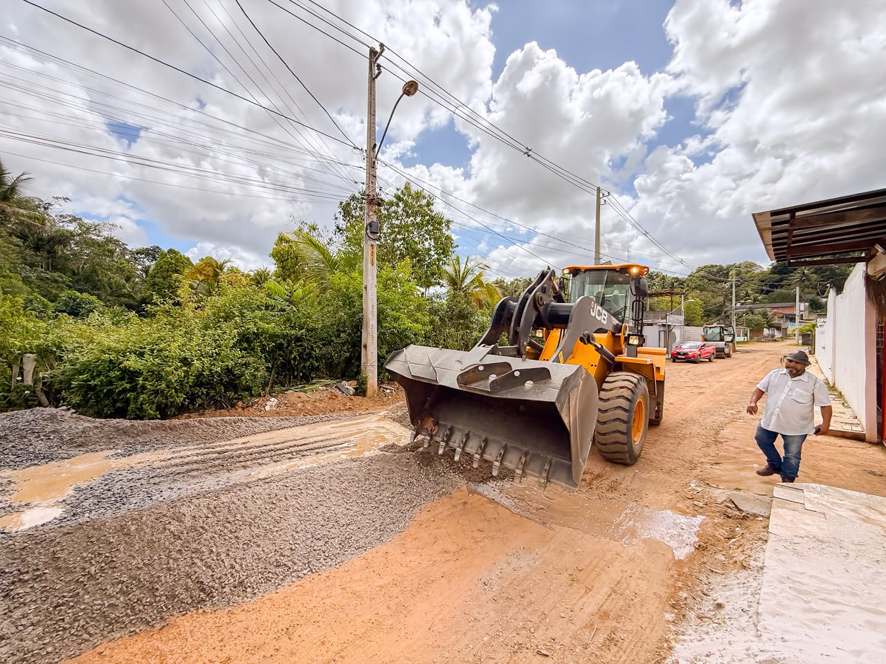 7/8/2026- Prefeitura avança com manutenção de vias vicinais no Jambeiro