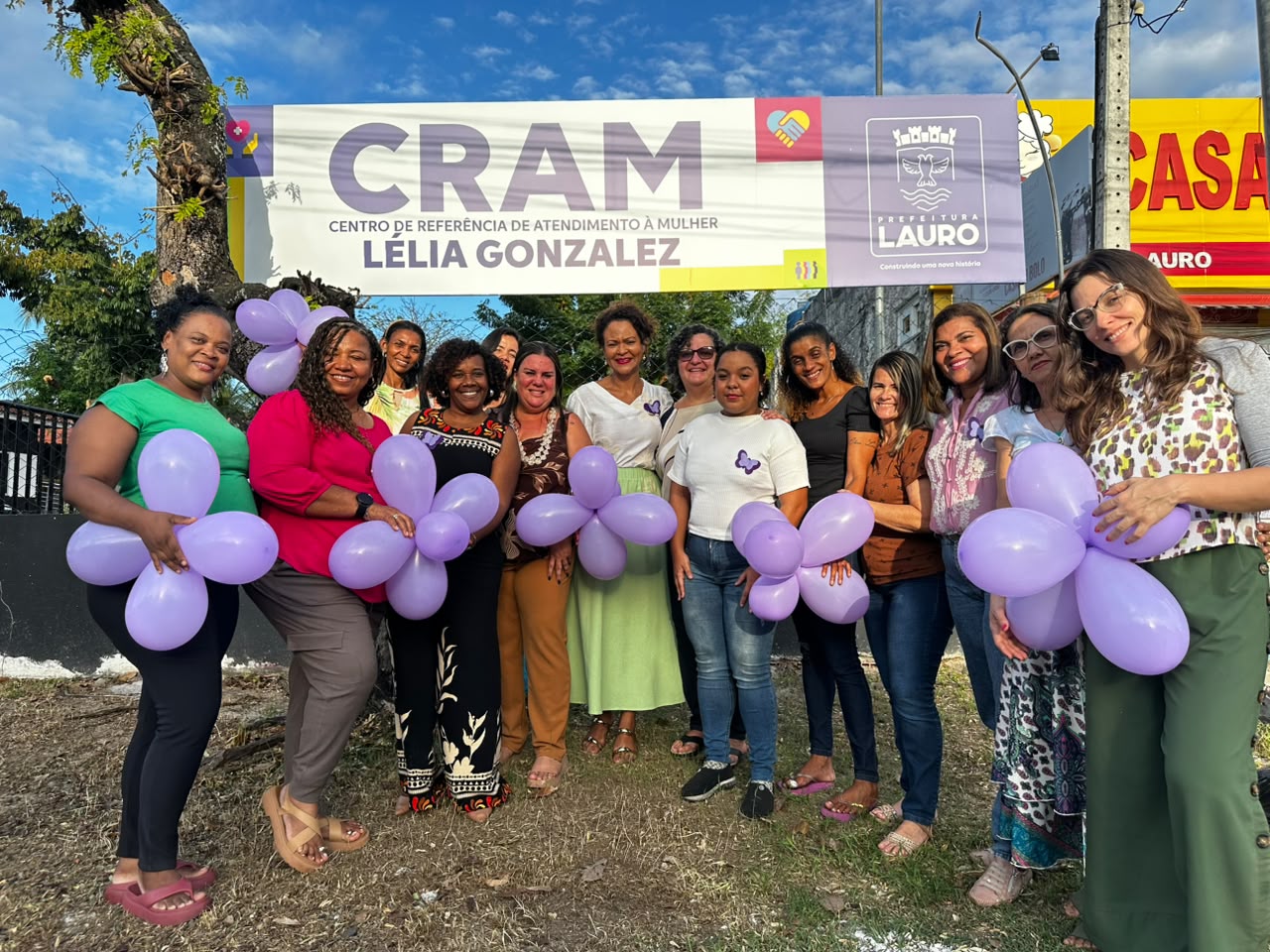 7/8/2026 - Ação no CRAM marca início da campanha Agosto Lilás, em Lauro de Freitas