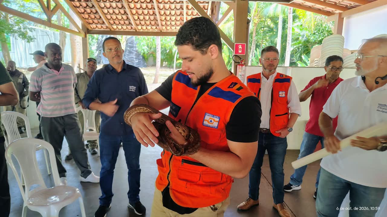 6/10/2026 - Defesa Civil de Lauro de Freitas amplia preparo para ocorrências com animais peçonhentos