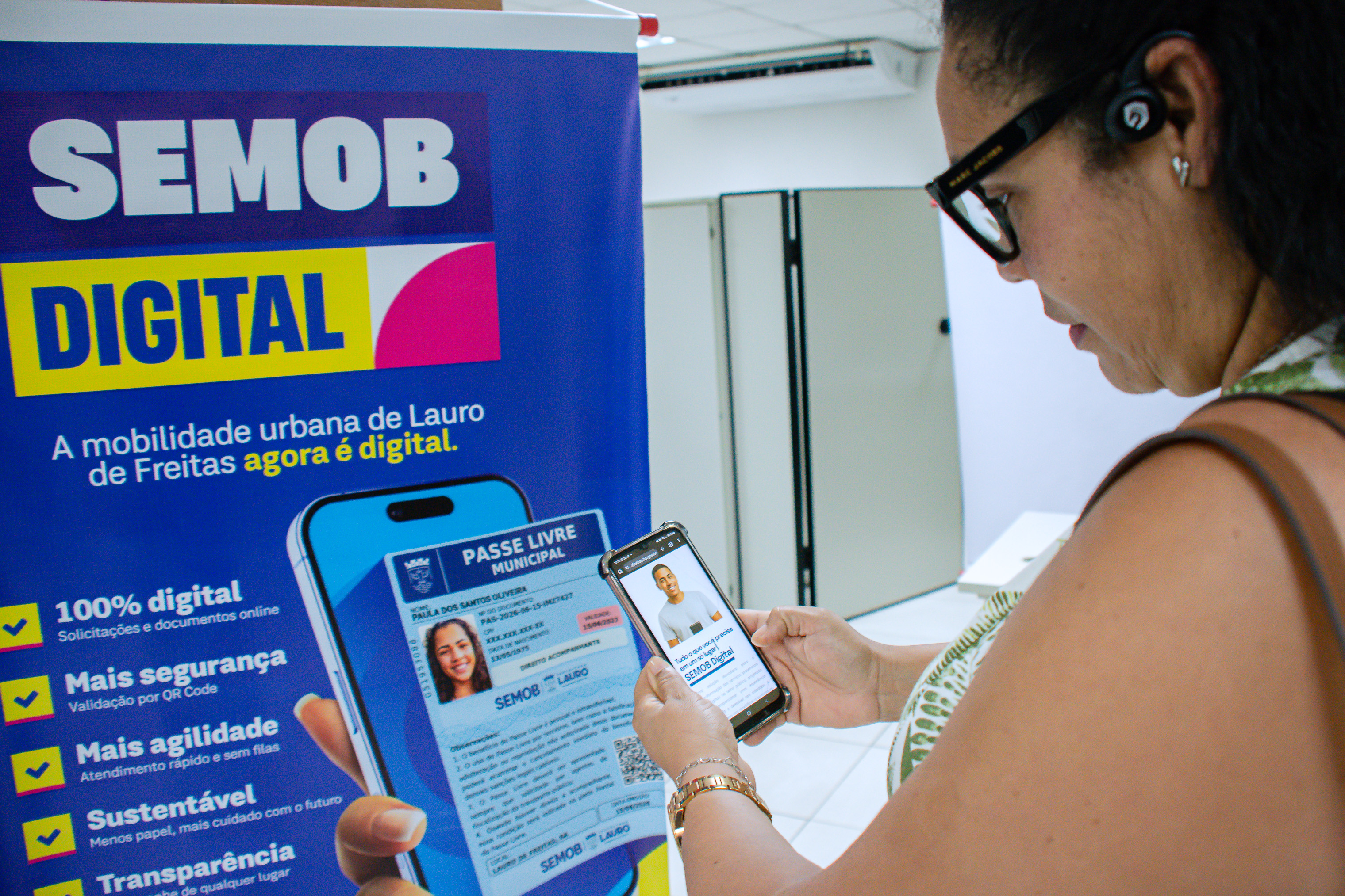 SEMOB Digital moderniza atendimento e amplia acesso aos serviços em Lauro de Freitas