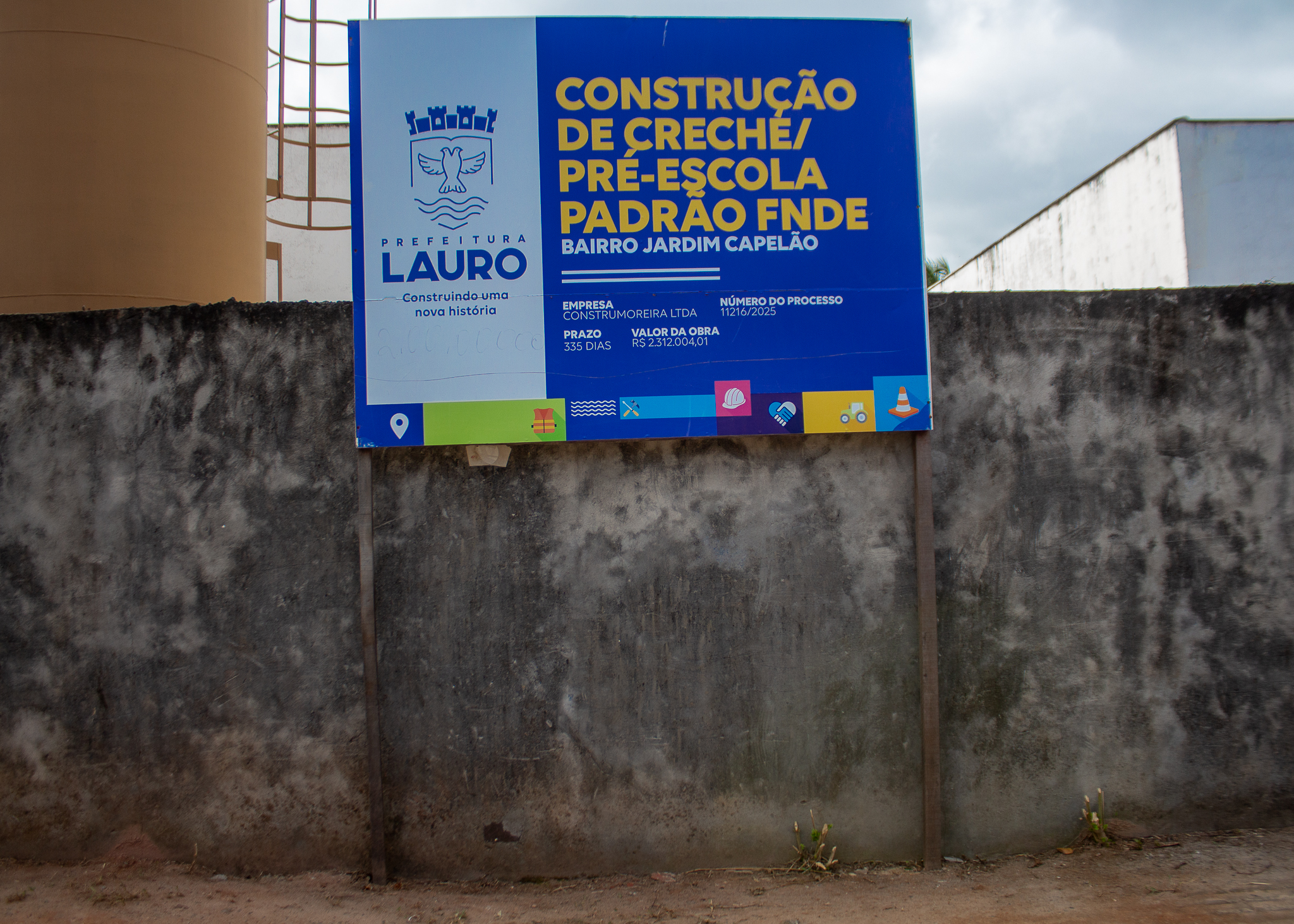 11/9/2026 - Obras da Creche do Jardim Castelão chegam a 60% de execução