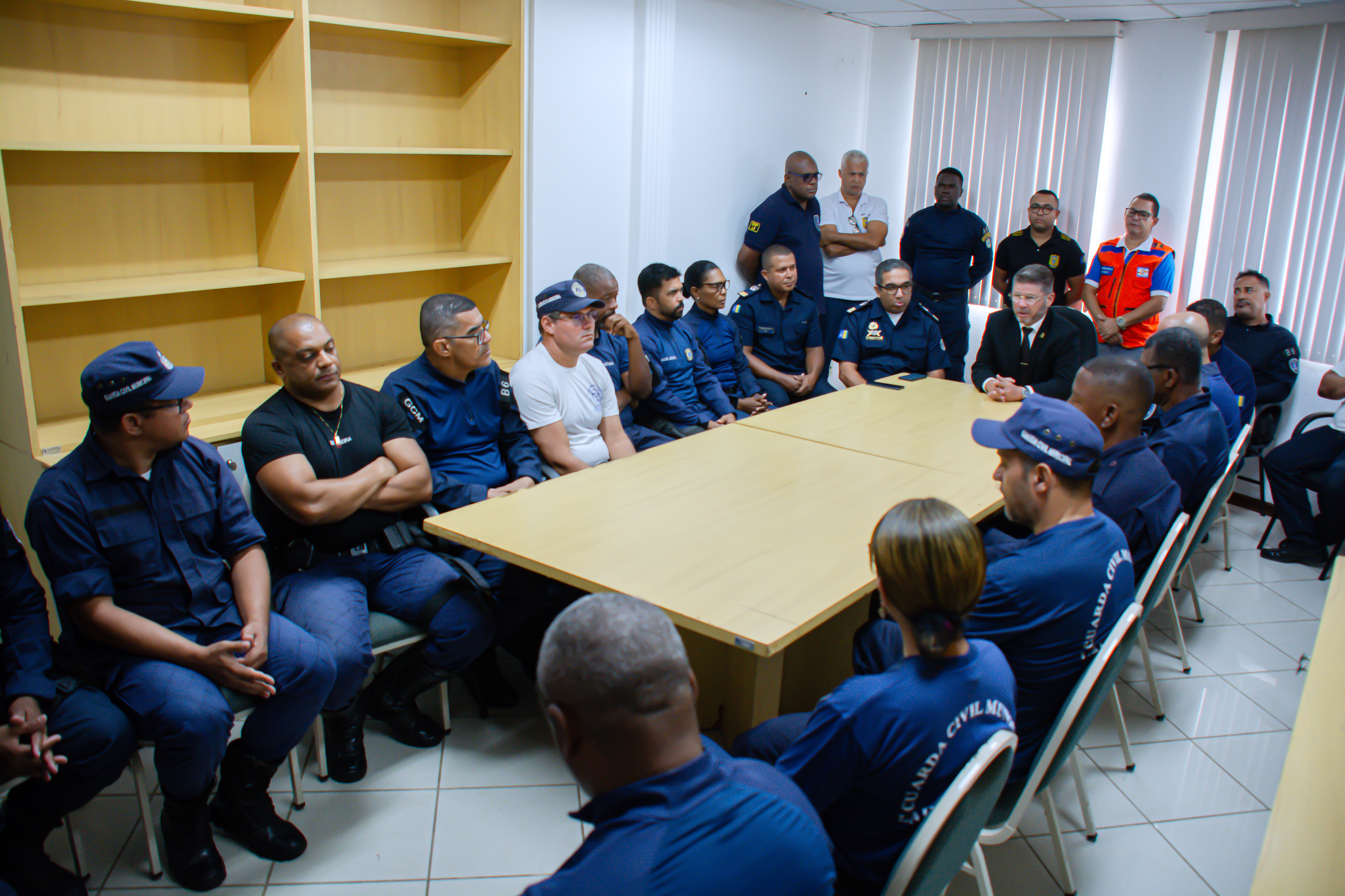 10/9/2026 - Café da manhã fortalece integração entre Secretaria de Segurança e Guarda Civil Municipal